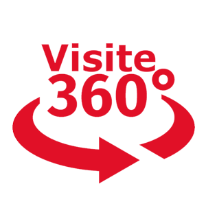 logo visite du bien immobilier en 360°